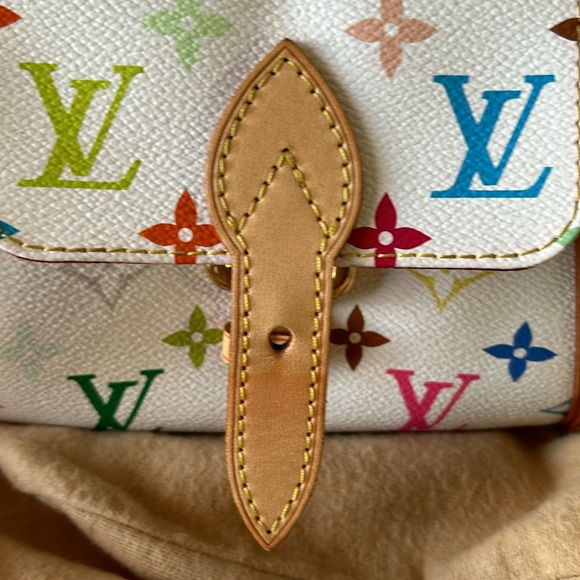 Louis Vuitton Multicolor Blanco Monogram Priscilla Bag - Picture 4 of 8
